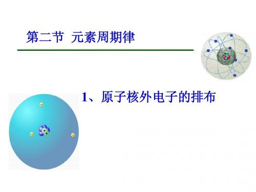 原子核外电子的排布