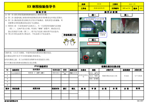 绝缘检验指导书(SIP)