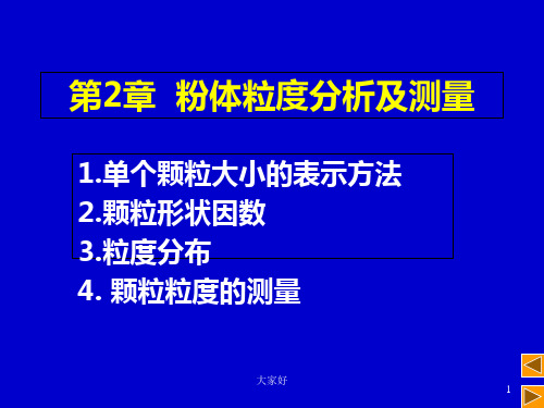 粉体工程课件 PPT