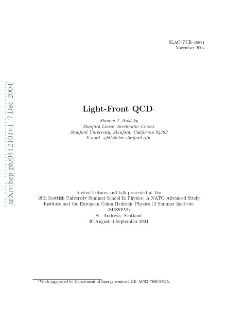 Light-Front QCD
