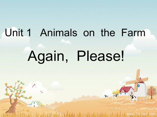 新冀教版三年级起点英语下册《unit 1 Animals on the Farm  Unit 1 Review》课件_14