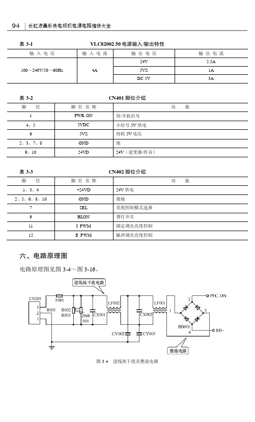 电路原理图_长虹液晶彩色电视机电源电路维修大全_[共6页]