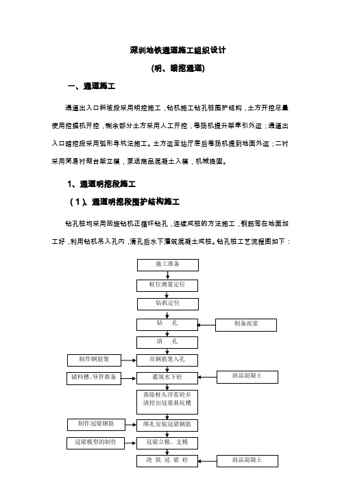 地铁出入口施工方案