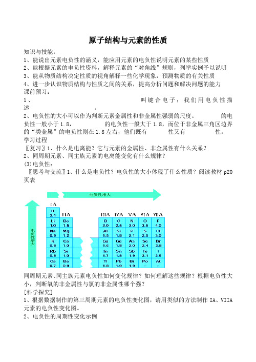 高中化学原子结构与元素的性质3苏教版选修3