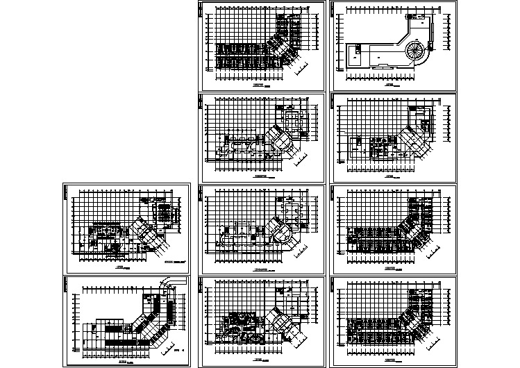 某地区大酒店建筑方案设计施工图纸