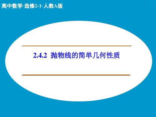 2.4.2-抛物线的简单几何性质 (1)