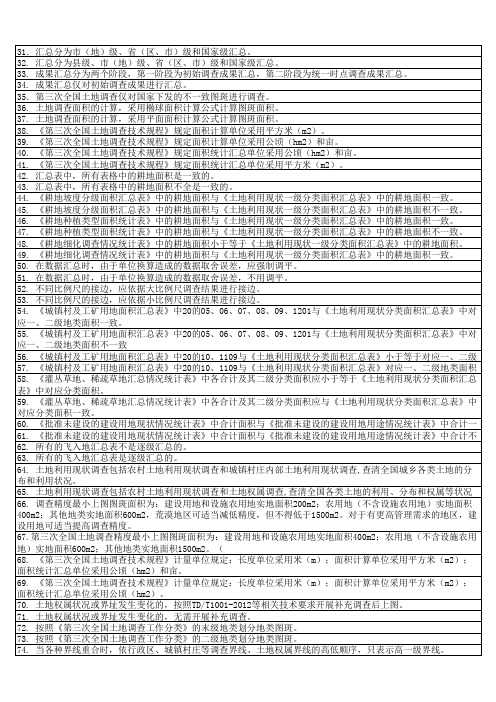 第三次全国土地调查培训-判断题