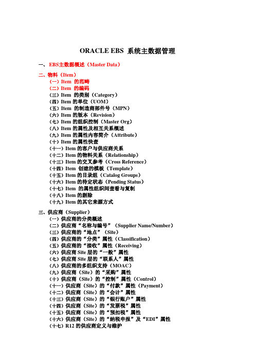 系列之五：ORACLE_EBS_系统主数据管理