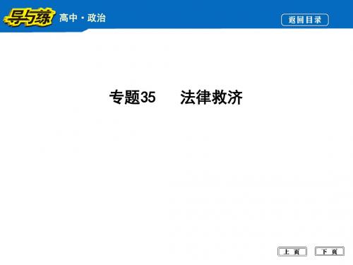 专题35法律救济