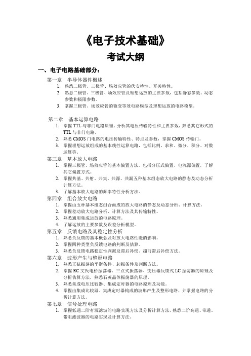 东南大学928电子技术基础(模电)与计算机结构与逻辑设计(数电)考试大纲(附学哥考研学习心得)