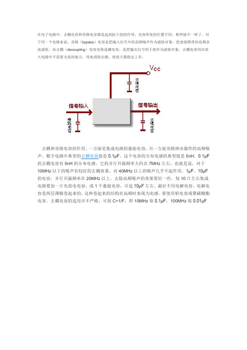 去耦、旁路电容