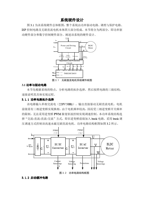 基于DSP28035的高速永磁无刷直流电机驱动系统硬件设计