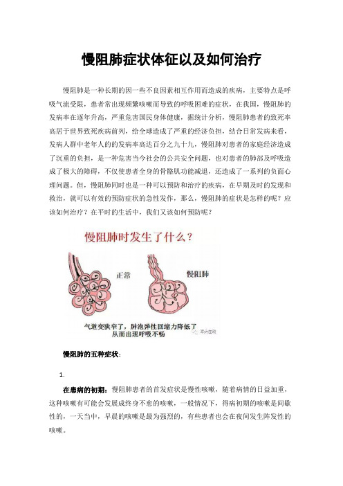 慢阻肺症状体征以及如何治疗