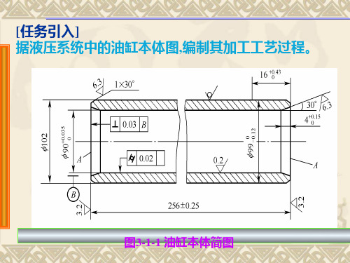 项目3、油缸本体套类零件工艺过程卡编制