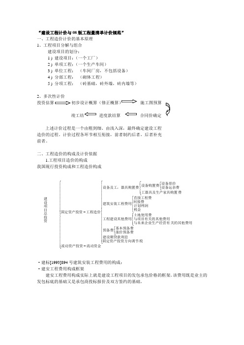 建设工程计价与08清单规范电子版.doc