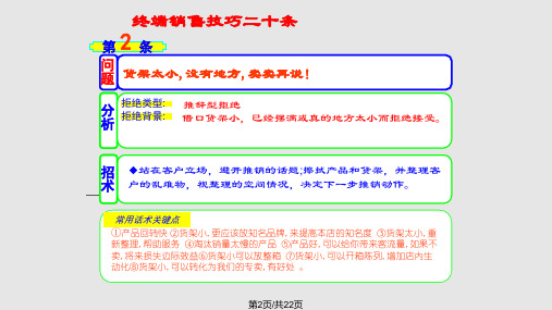 铺货话术技巧.pptx