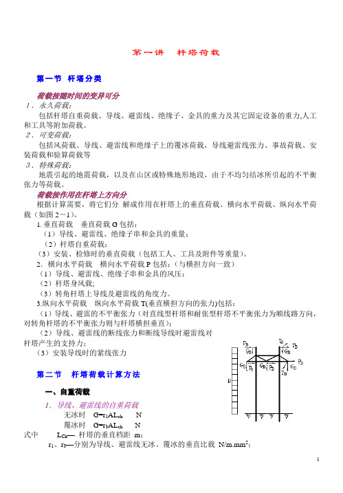 1、第一讲杆塔荷载