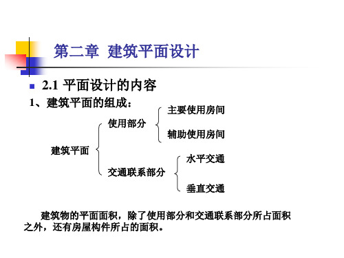 房屋建筑学课件第二章