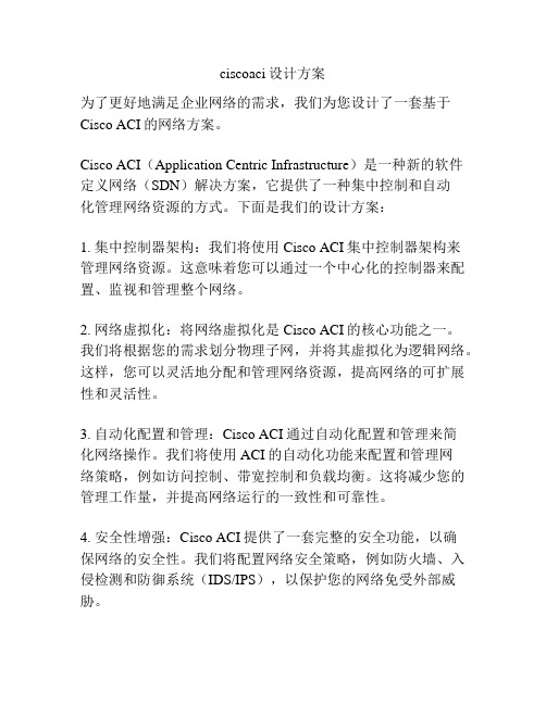 ciscoaci设计方案