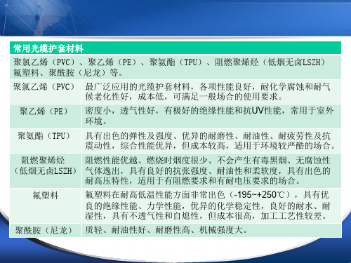 常见光缆材料