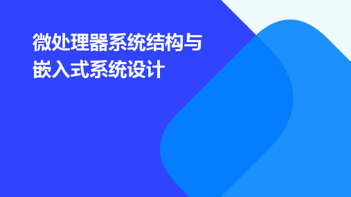 微处理器系统结构与嵌入式系统设计