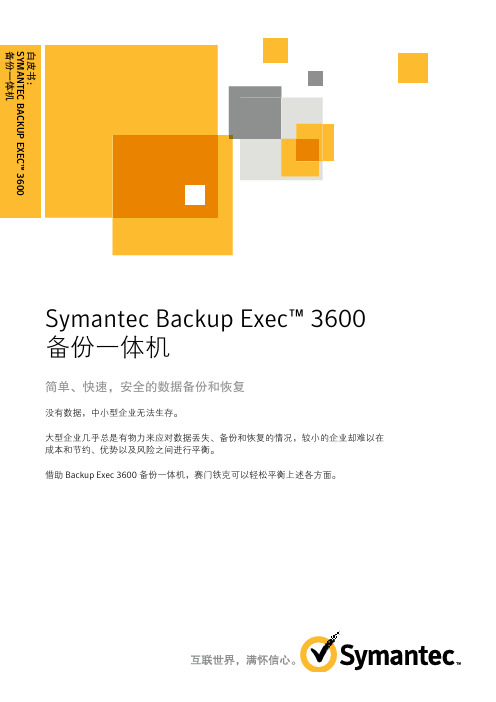 Backup Exec 3600 备份一体机