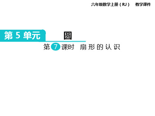 扇形的认识   教学课件 衡水中学内部资料