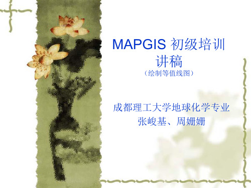 MAPGIS操作-等值线图