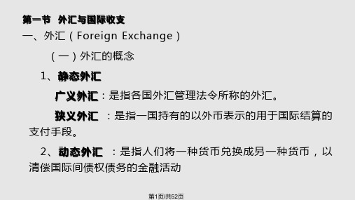 国际收支与国际储备PPT课件