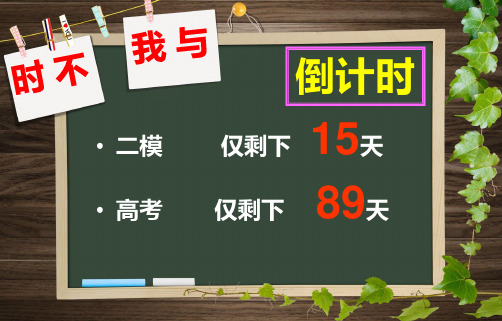 高三二模冲刺班会周-优秀PPT文档