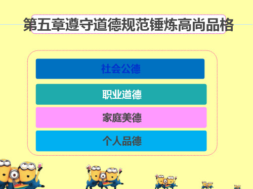 第五章-遵守道德规范-锤炼高尚品格(2015年版)