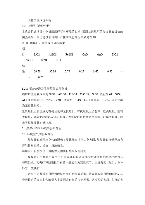 煤矸石