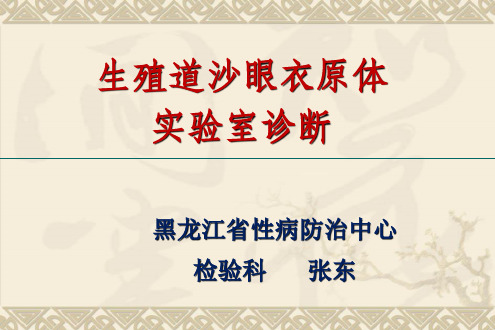 最新生殖道沙眼衣原体-药学医学精品资料