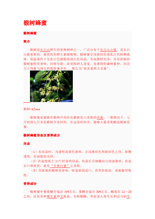 椴树蜂蜜