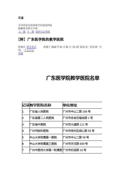 广东医学院的教学医院  (2)