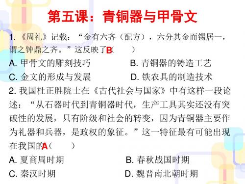 2017-2018学年七年级历史上册课件ppt(43份) 人教版33