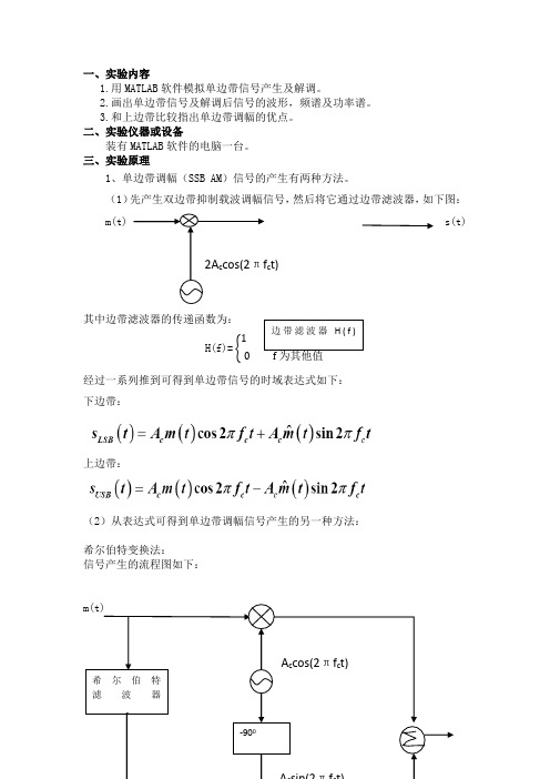 单边带调幅