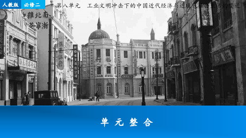 高考历史一轮复习 工业文明冲击下的中国近代经济与近现代社会生活的变迁单元整合8 新人教版必修2
