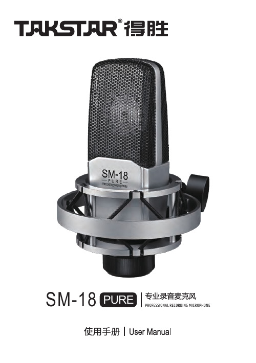 得胜SM-18 PURE 专业录音麦克风使用说明书