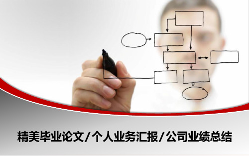 精美毕业论文ppt模板-公司个人业务业绩总结汇报ppt模板-通用大气ppt模板