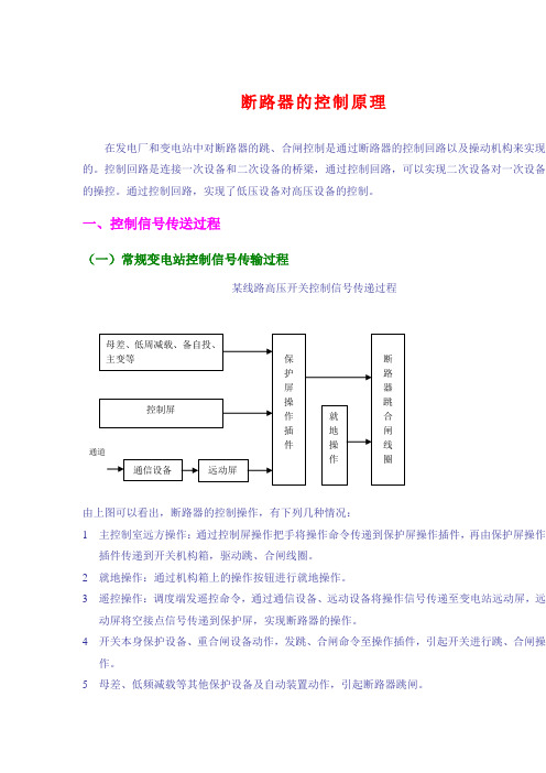 断路器的控制原理