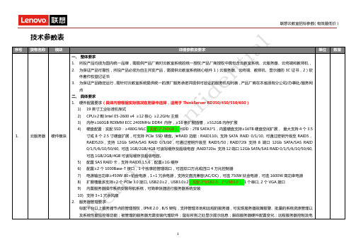 联想云教室招标参数V2.5(有效最低价)_带控标项说明_现场演示