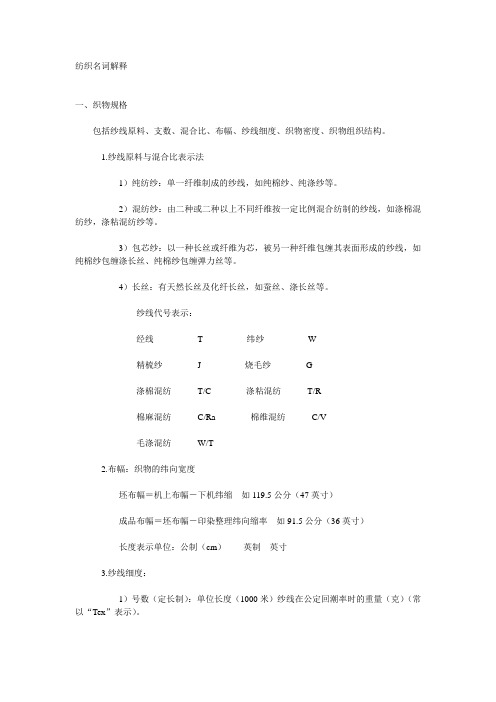 织造知识
