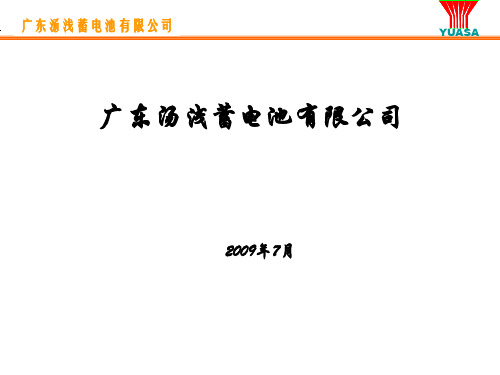 汤浅电池资料