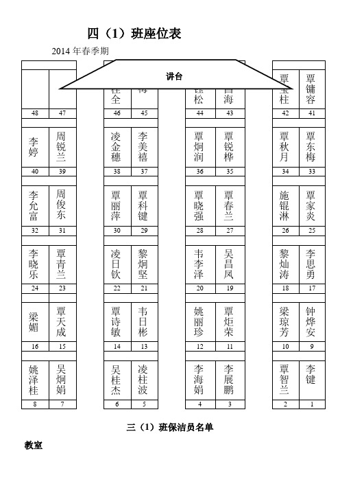 座位表 三(1)