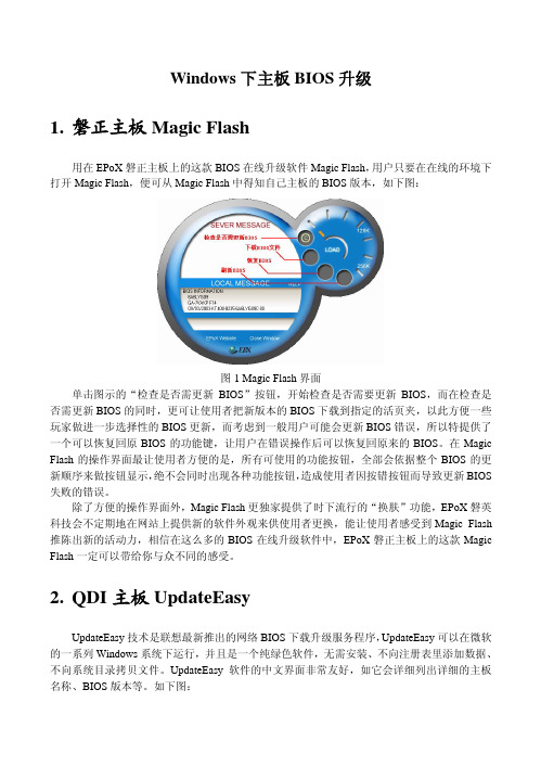 Windows下主板BIOS升级