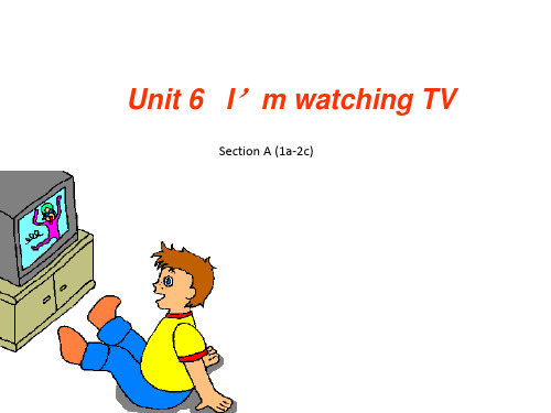 Unit 6 I’m watching TV Section A (1a-2c) 课件