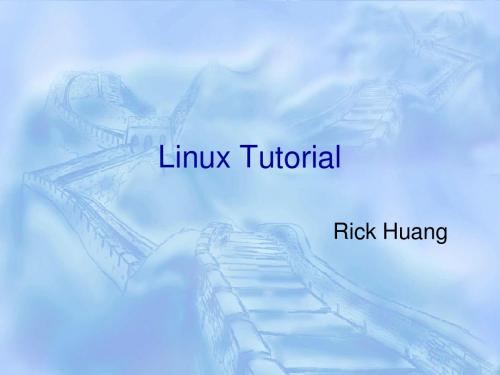 Linux Tutorial