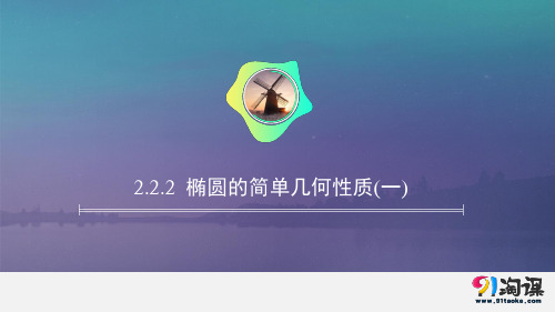 课件16：2.2.2 椭圆的简单几何性质(一)