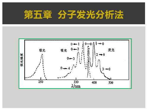 分析化学-分子发光分析法